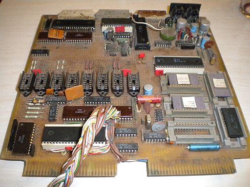 Hauptplatine des Z80-PC